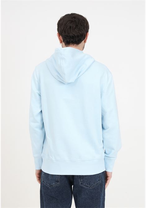 Calvin Klein Jeans Institutional men's hooded sweatshirt in light blue Keepsake blue CALVIN KLEIN JEANS | J30J324620CYRCYR